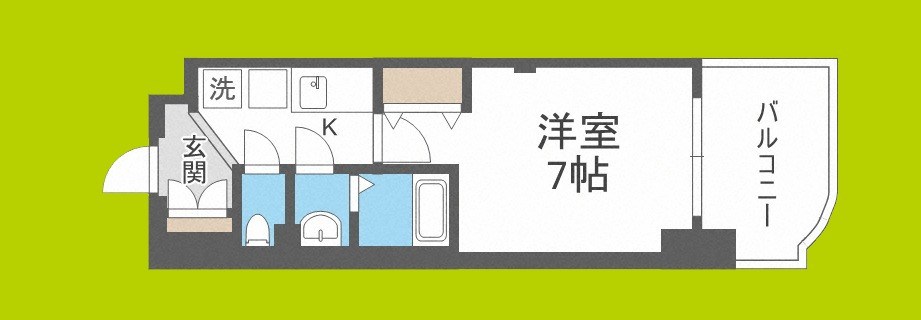 Luxe西長堀 間取り