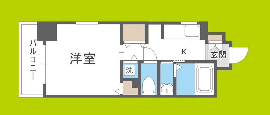 CITY　SPIRE靭公園 間取り
