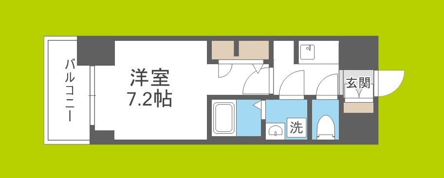 S-RESIDENCE阿波座bouncy 間取り