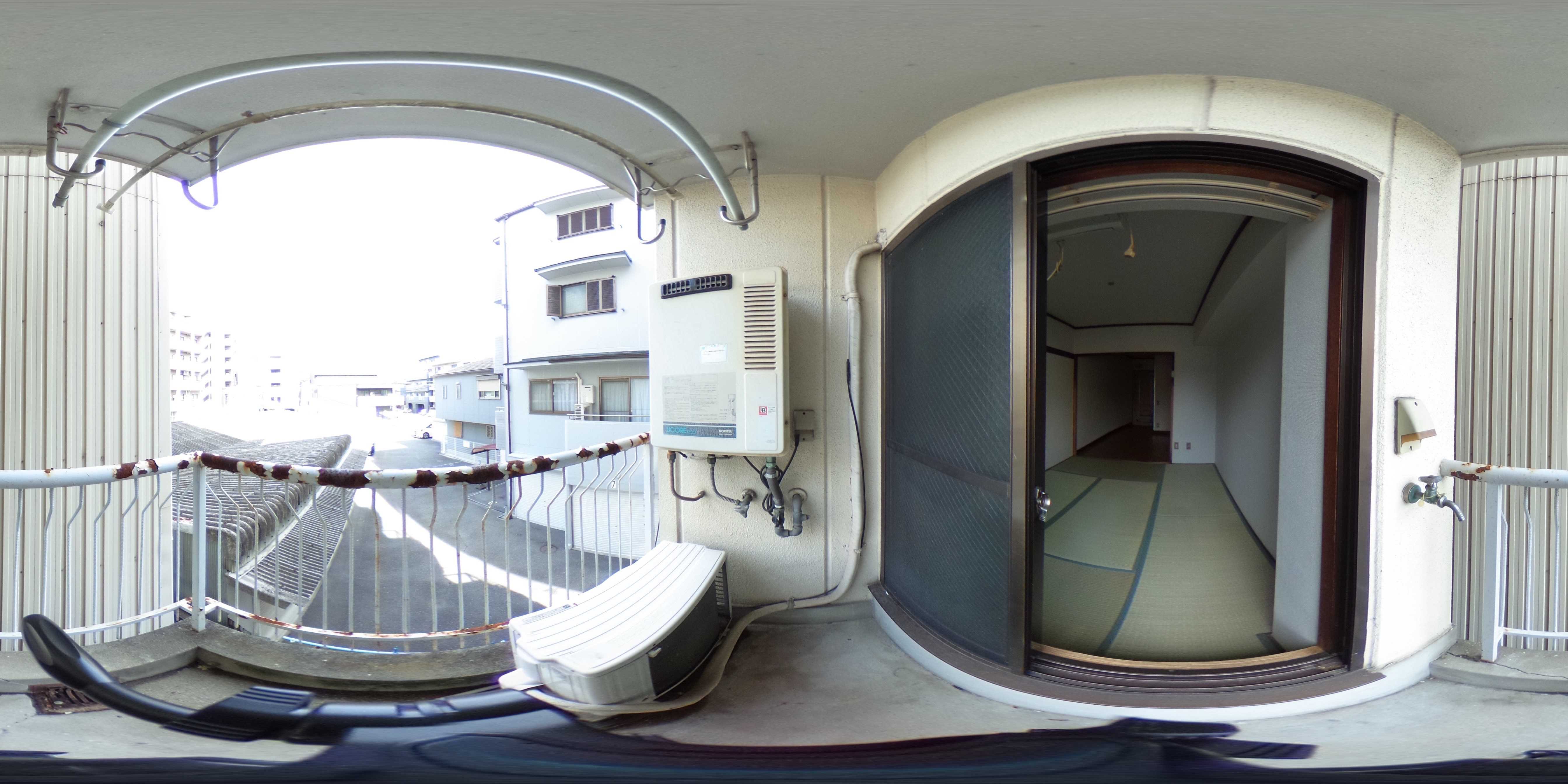 サン我孫子マンション ベランダ