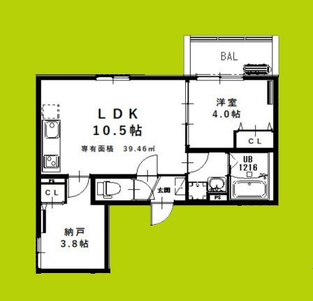 D porta moderno 間取り