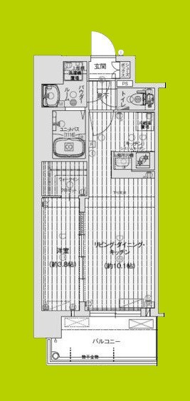 ソルテラスOSAKA御幣島 間取り