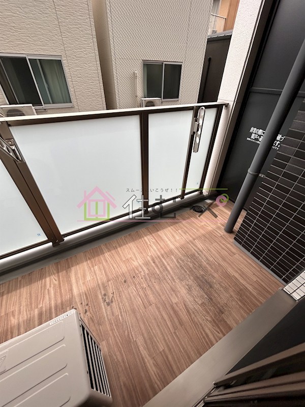 プレサンスOSAKA DOMECITYビーツ ベランダ