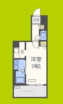 プレサンス立売堀パークシティ 間取り
