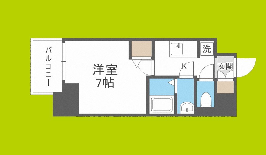 WORVE大阪本町 間取り