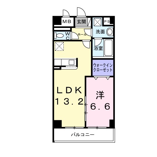 ドミールⅡ　オオハマ 間取り図