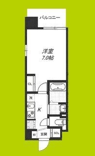 Luxe新大阪Ⅵ 間取り