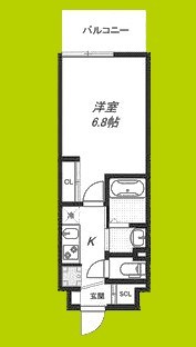 Luxe新大阪Ⅵ 間取り