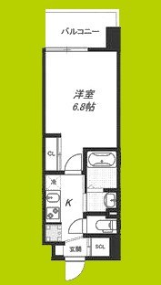 Luxe新大阪Ⅵ 間取り