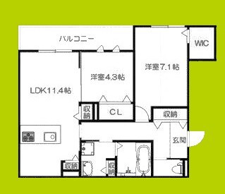 フロレゾン花園 間取り