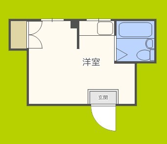青山ハイツ淡路 間取り