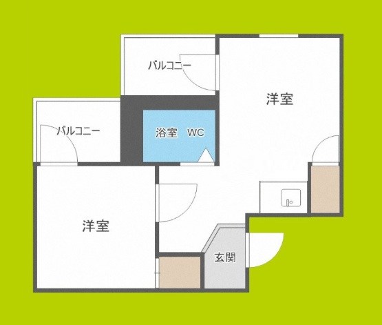 アメニティ新大阪4番館 間取り図