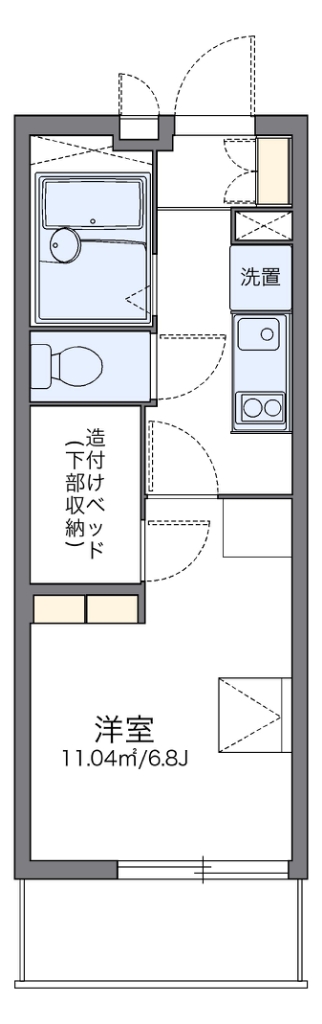 レオパレスエクセル御幣島 間取り
