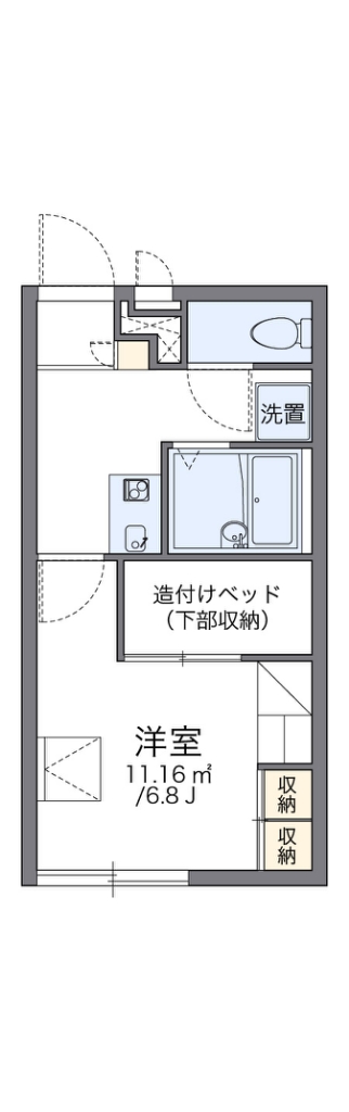 レオパレスＨａｒｕｈｉ 間取り
