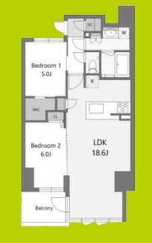 S-RESIDENCE谷町六丁目alo 間取り図