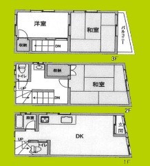 岸里東1丁目貸家 間取り