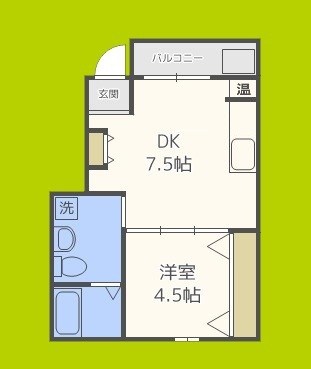 アクアコート玉出 間取り