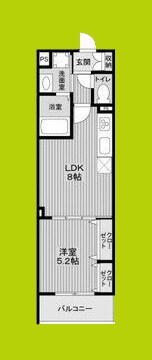 フォレストクリエオーレ諸口 間取り