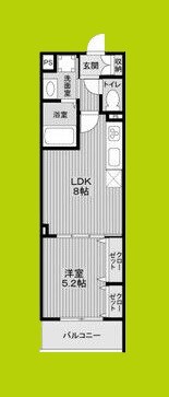 フォレストクリエオーレ諸口 間取り