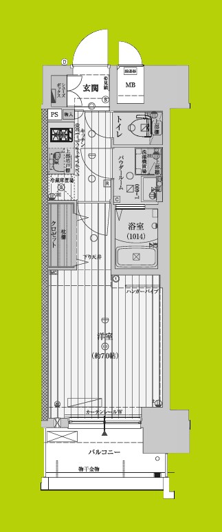 ファーストフィオーレ新町ファジスタ 間取り