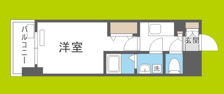 ファーストフィオーレ新町ファジスタ 間取り