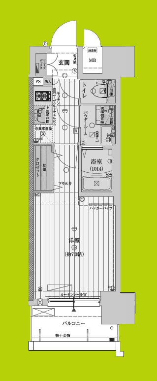 ファーストフィオーレ新町ファジスタ 間取り