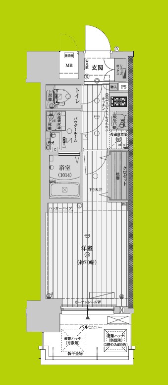 ファーストフィオーレ新町ファジスタ 間取り