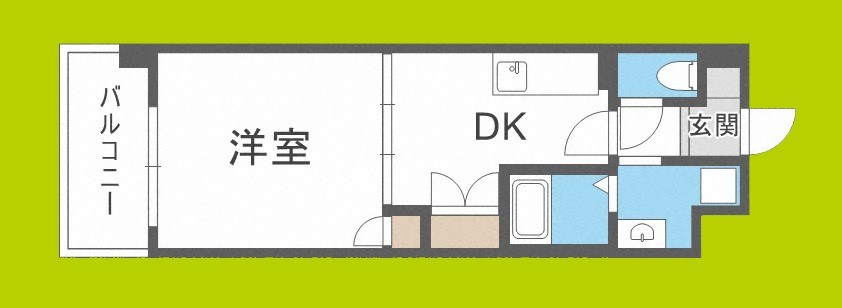 寺田町ハイツ 間取り