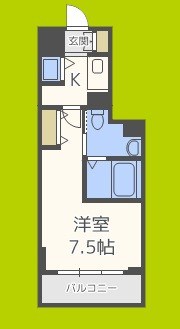 グランルージュ中之島南 間取り