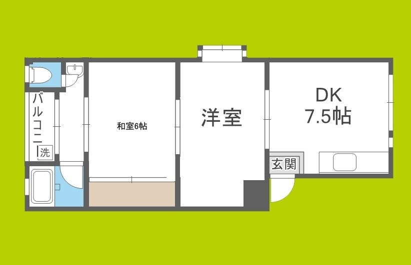 木村マンション  間取り