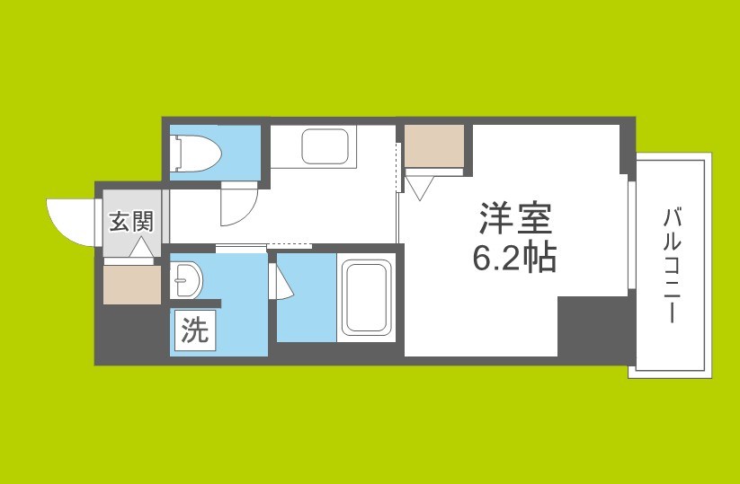 ドゥーエ立売堀 間取り