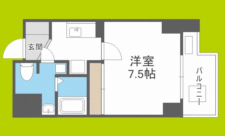 ORYZA肥後橋 間取り