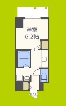 ドゥーエ立売堀 間取り