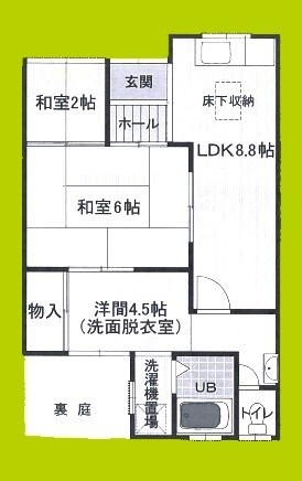 大西貸家 間取り