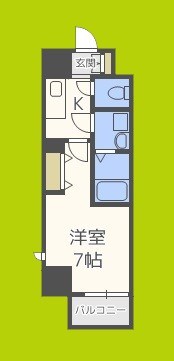 グランルージュ中之島南 間取り