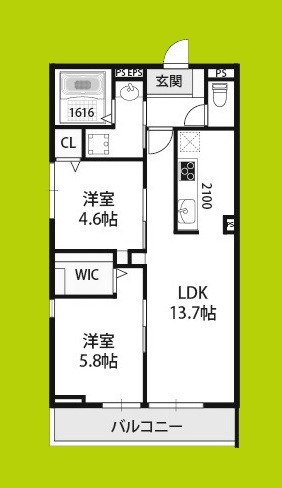 ヴィブレ　ウーノ 間取り
