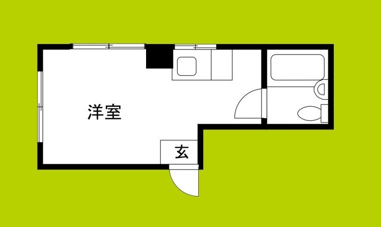 大宝　島之内ロイヤルハイツ 間取り