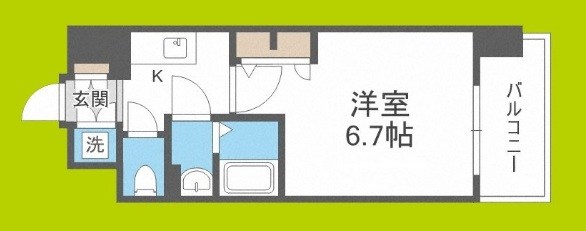 エスリード心斎橋EAST 間取り