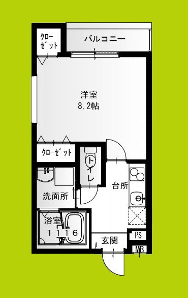 フジパレス新金岡Ⅴ番館 間取り