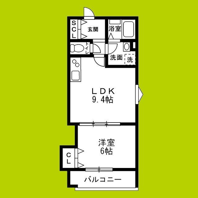 NAGAMORI新深江 間取り