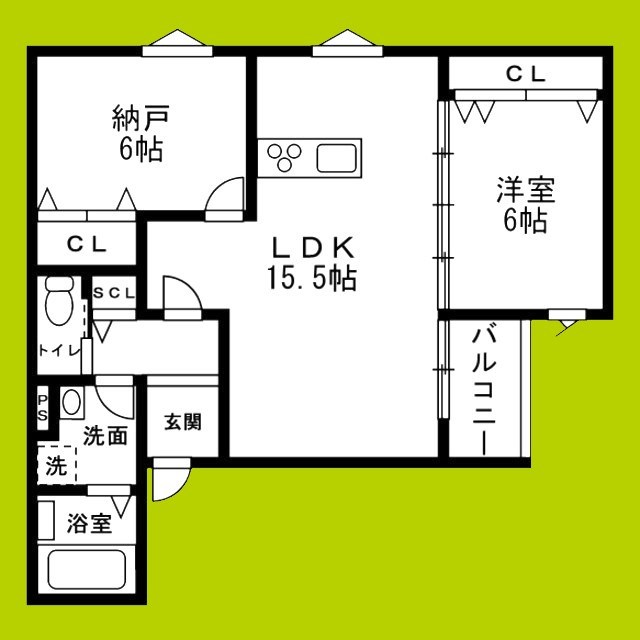 NAGAMORI新深江 間取り