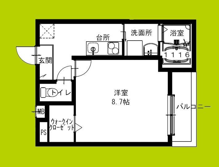 フジパレス水明公園西 間取り