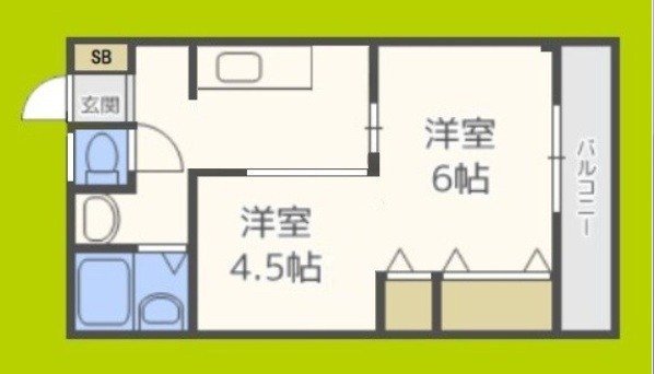 ハイツエルソール 間取り