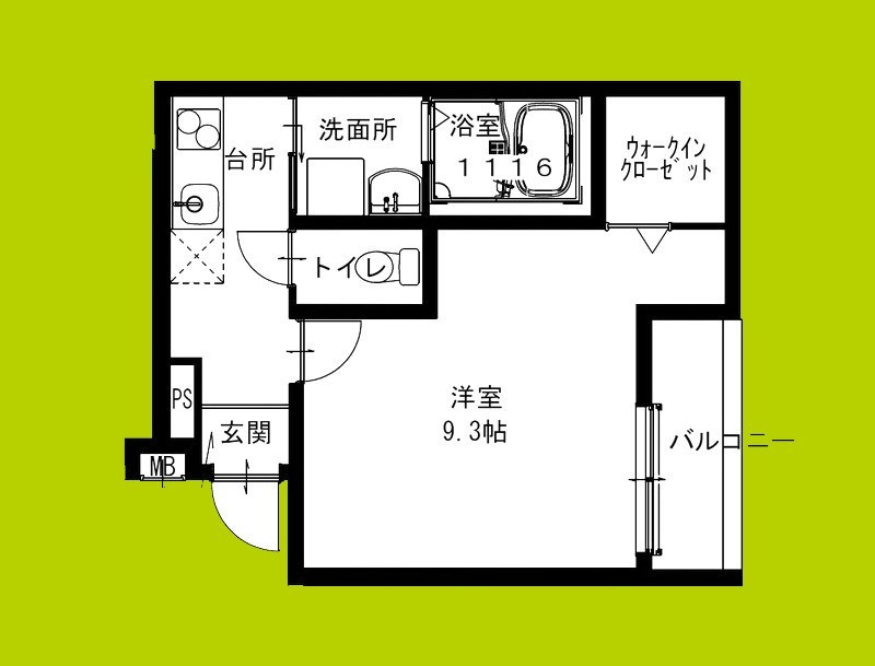 フジパレス水明公園西 間取り