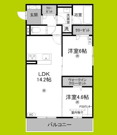 ラヴィエール南茨木Ⅰ 間取り