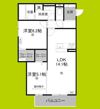 ラヴィエール南茨木Ⅰ 間取り