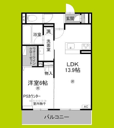 ラヴィエール南茨木Ⅰ 間取り