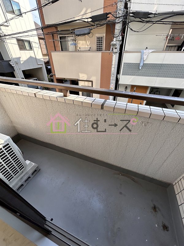 ハイマート豊新 ベランダ