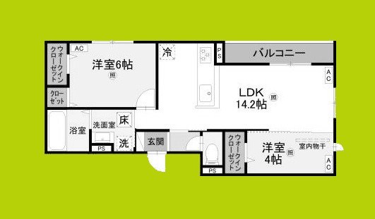 パサログランデ浜寺諏訪森Ⅲ 間取り