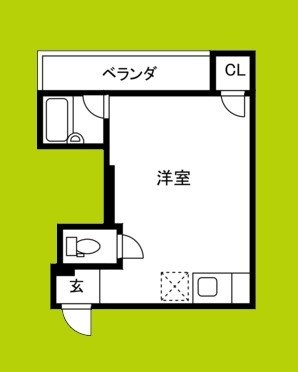 コーポイン長居B棟 間取り
